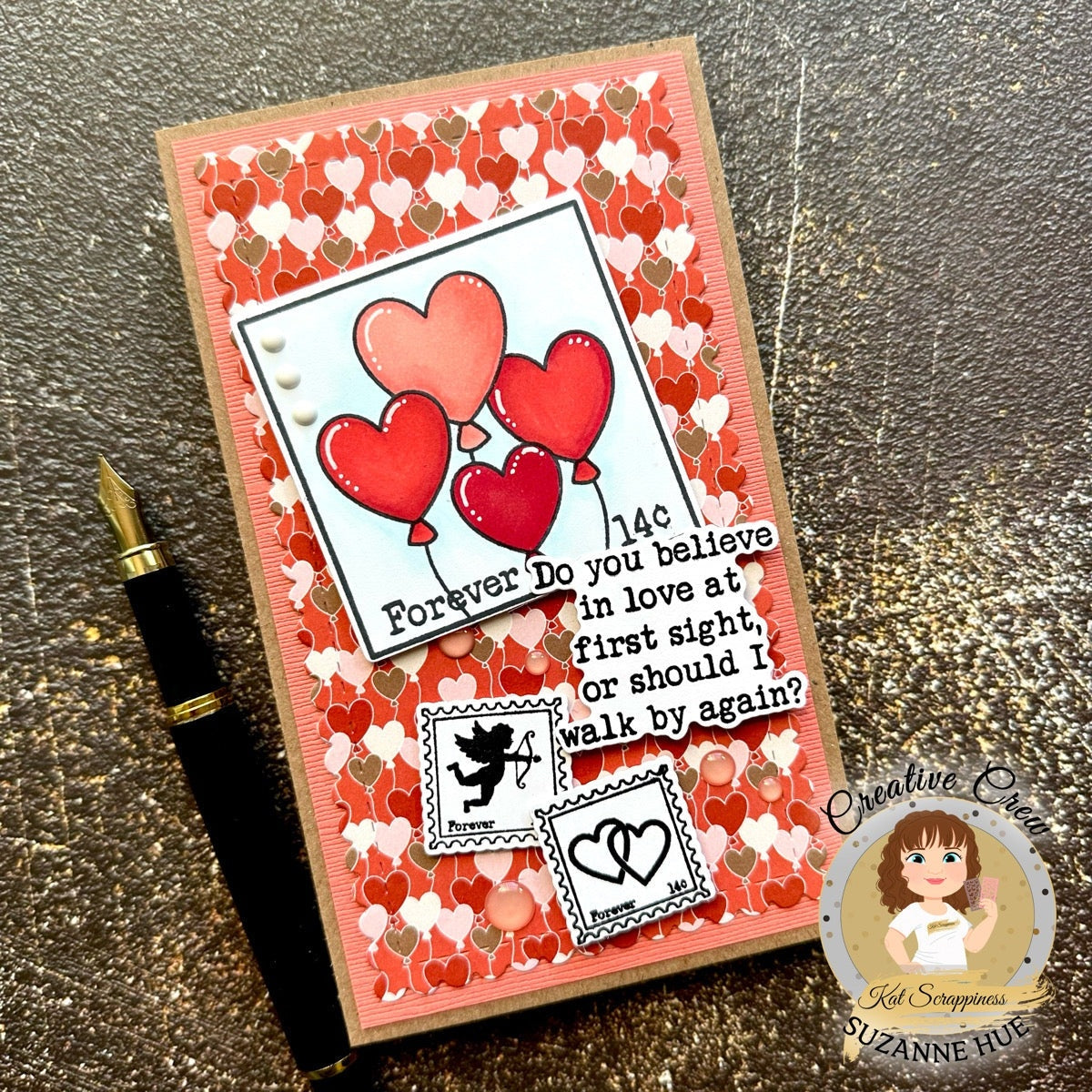 Be My Valentine 6x8 Stamp Set - Kat Scrappiness