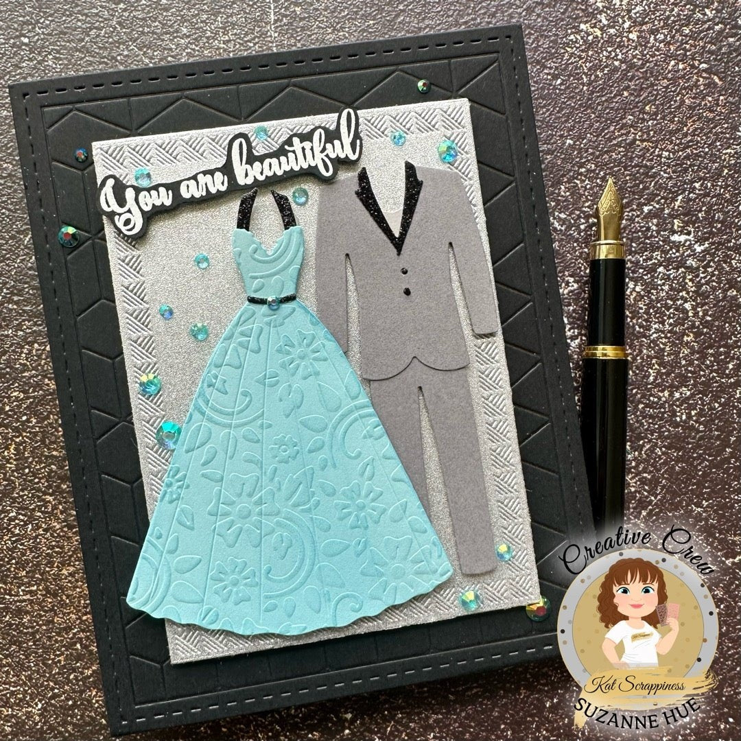 Bride & Groom Craft Dies - Kat Scrappiness