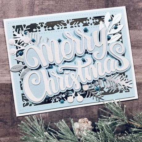 Snowflake Frame Background Craft Die