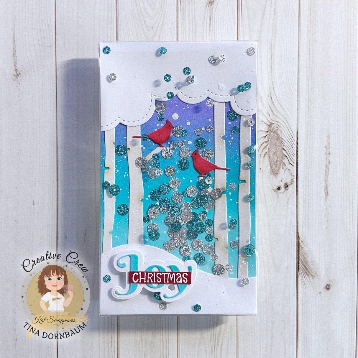 Birch Tree w/Cardinal Background Craft Dies