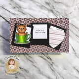 Coffee Quokka 6x6 Paper Pad