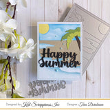 Happy Summer Word Dies With Shadow