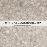 White AB Glass Bubble Mix