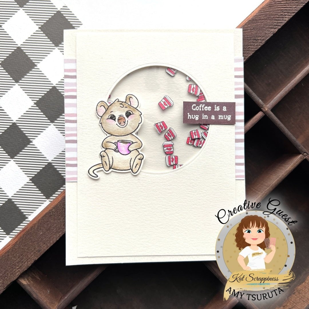 Coffee Quokka Stamp Set