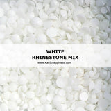 White Rhinestone Mix