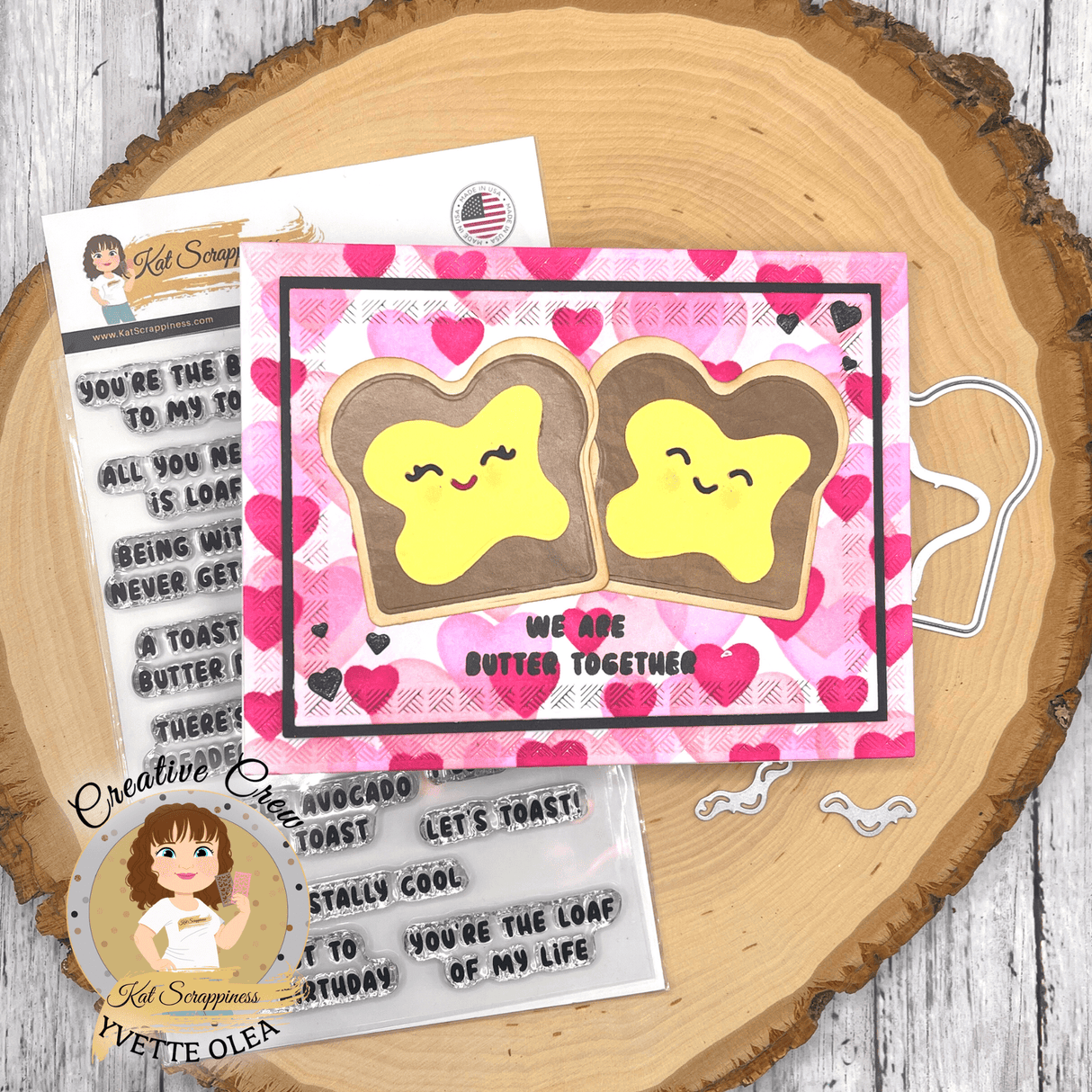 Butter Me Up Sentiment Stamps