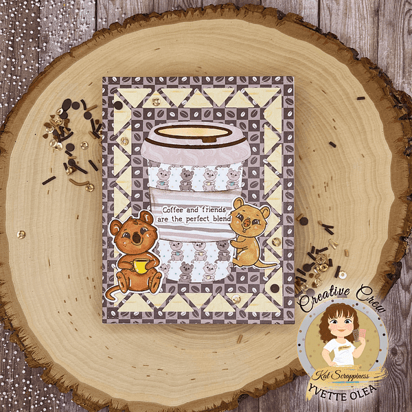 Coffee Quokka Stamp Set