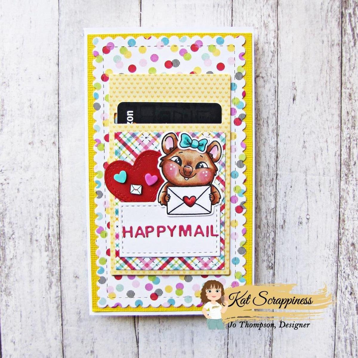 Happy Mail Mailbox Gift Card Holder Craft Dies