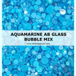 Aquamarine AB Glass Bubble Mix