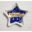 4mm Metallic Blue Solid Star Confetti