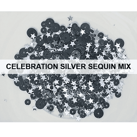 Celebrate Silver Sequin Mix - Kat Scrappiness