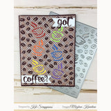 Coffee Time Background Die by Kat Scrappiness - Kat Scrappiness