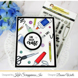 "Crafters Gonna Craft" Clear Stamp Set