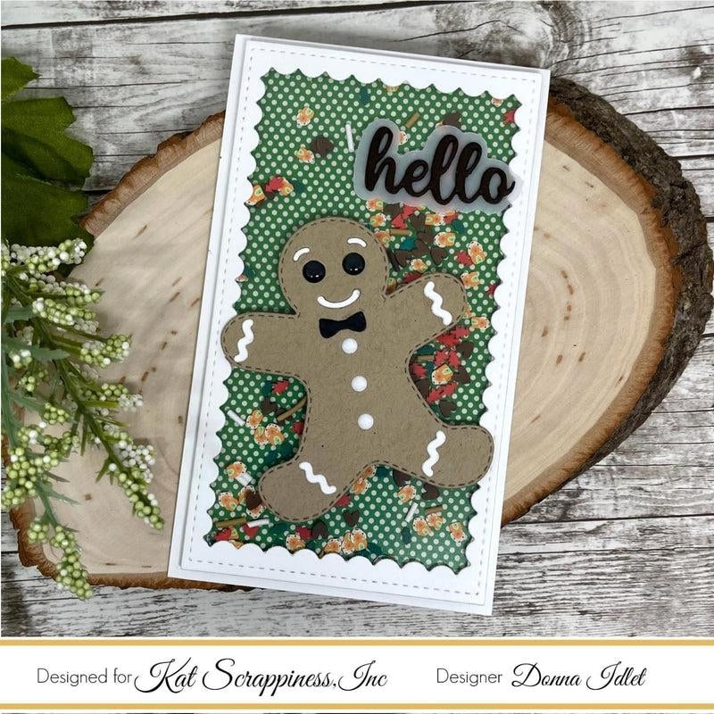 Design a Gingerbread Man Craft Die - Kat Scrappiness