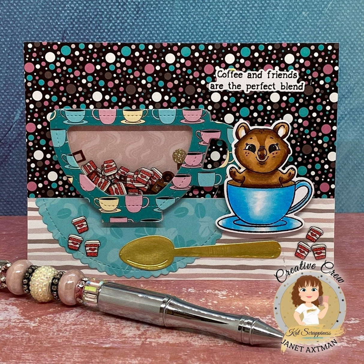 Coffee Quokka Stamp Set