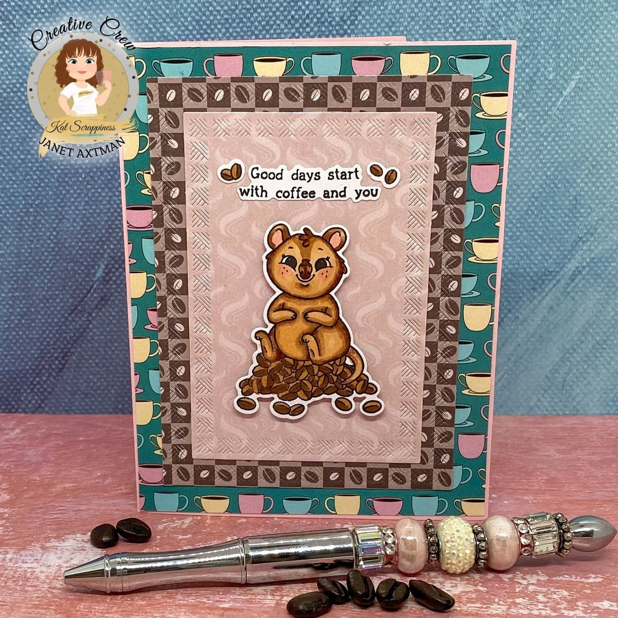 Coffee Quokka Stamp Set