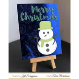 Stitched Winter Swirl Background Craft Die