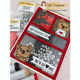 Valentine Quokka Stamp Set