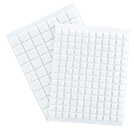 Spellbinders Card Shoppe Essentials Foam Squares Mix, White, 1mm