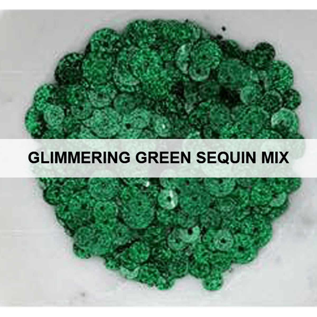 Glimmering Green Glitter Sequins - Kat Scrappiness