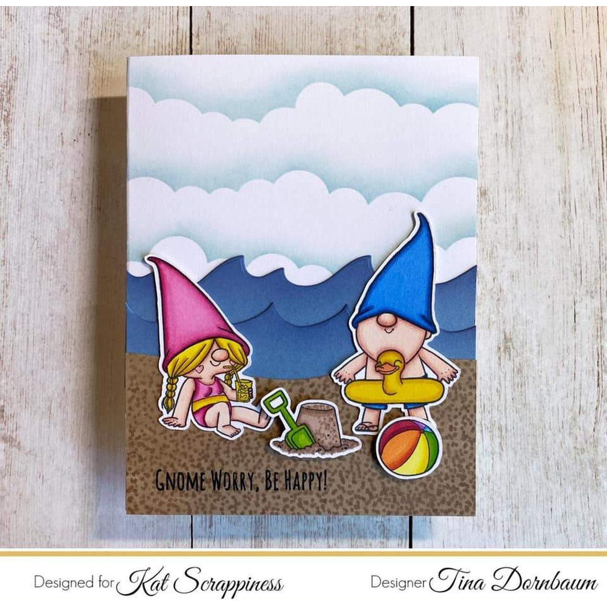 Summer Gnome Stamp Set by Kat Scrappiness - Kat Scrappiness