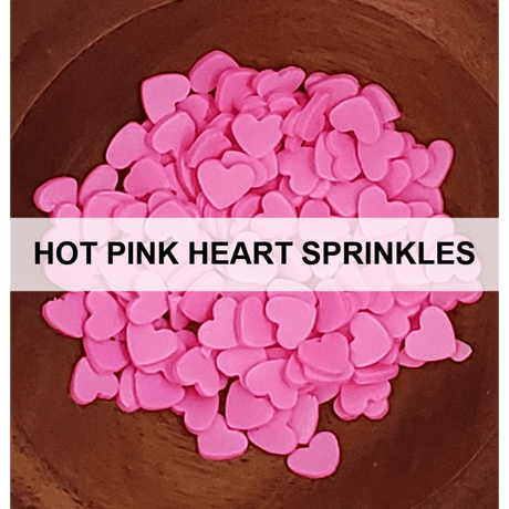 Hot Pink Heart Sprinkles by Kat Scrappiness - Kat Scrappiness