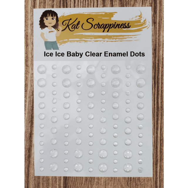 Ice Ice Baby Enamel Dots