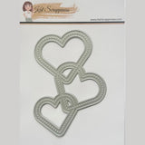 A2 Intertwined Hearts Craft Dies