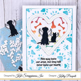 Love in Stitches Shaker Card Craft Dies