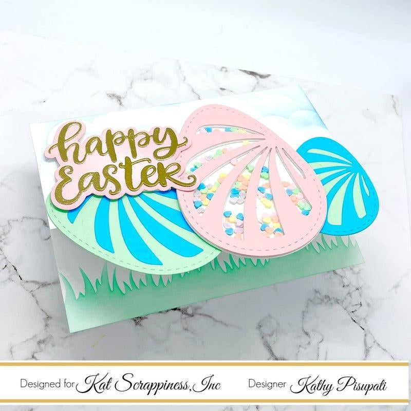 Happy Easter Shadow Sentiment Craft Die