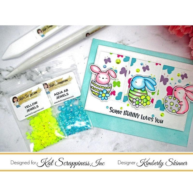 Aqua AB Transparent Jewel Mix