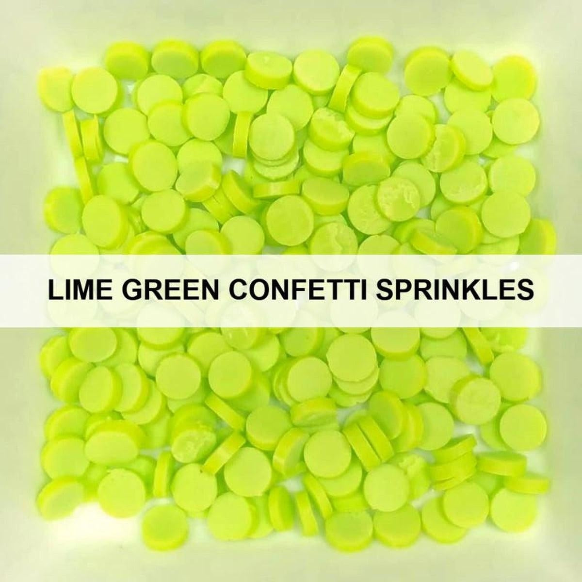 Lime Green Confetti Sprinkles by Kat Scrappiness - Kat Scrappiness