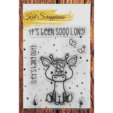 Lola the Giraffe 3x4 Clear Stamps by Kat Scrappiness - Kat Scrappiness