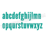 Condensed Lowercase Alphabet Dies by Kat Scrappiness - Kat Scrappiness