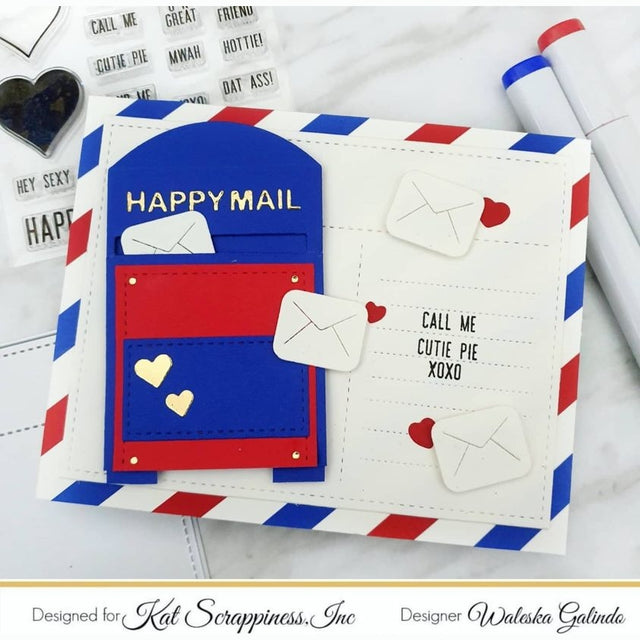 Happy Mail Mailbox Gift Card Holder Craft Dies