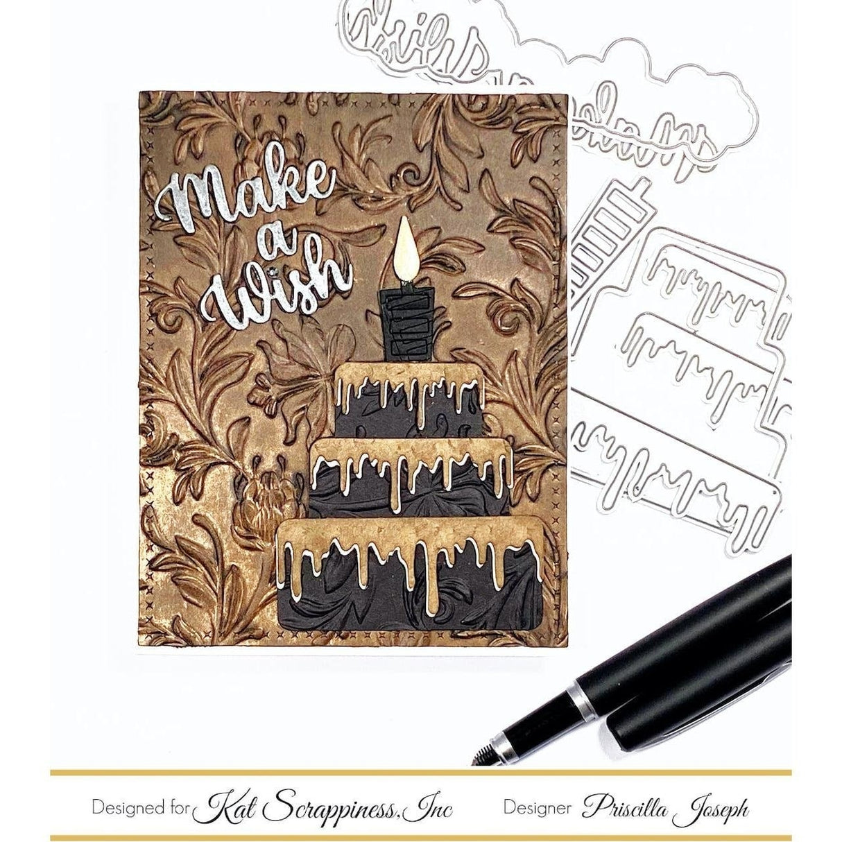 Make a Wish Shadow Sentiment Craft Die