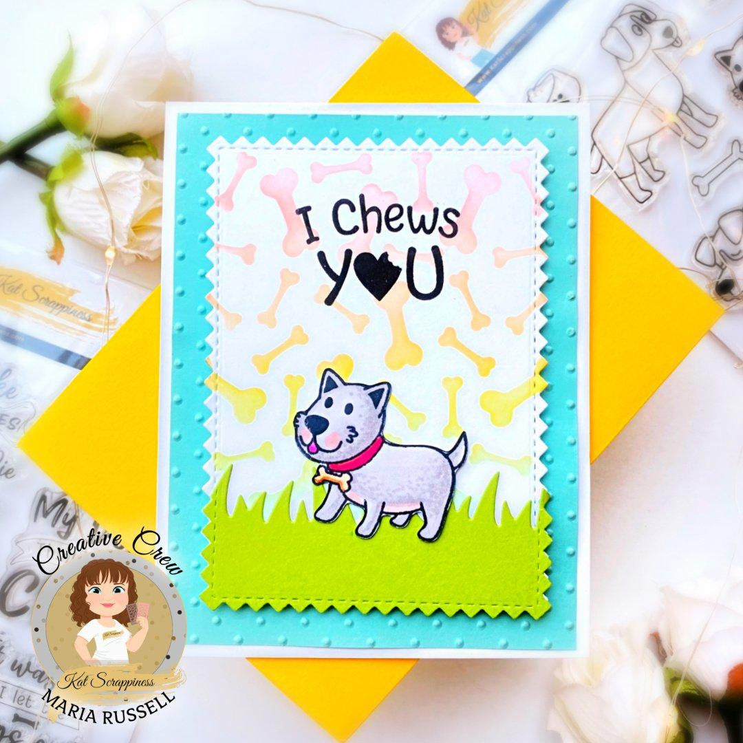 Pawsome Dogs Sentiments Stamp Set