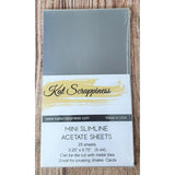 Mini Slimline Acetate Sheets - 25k