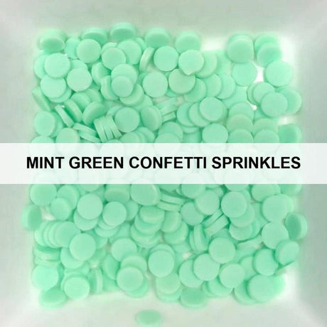 Mint Green Confetti Sprinkles by Kat Scrappiness - Kat Scrappiness