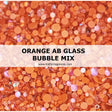 Orange AB Glass Bubble Mix