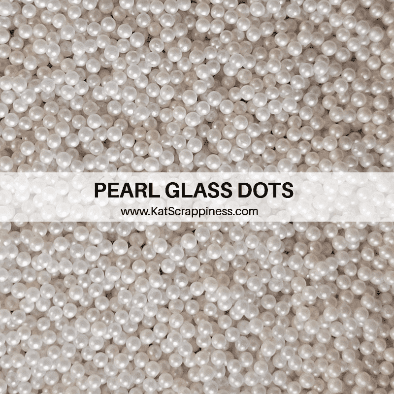 Pearl Glass Shaker Dots