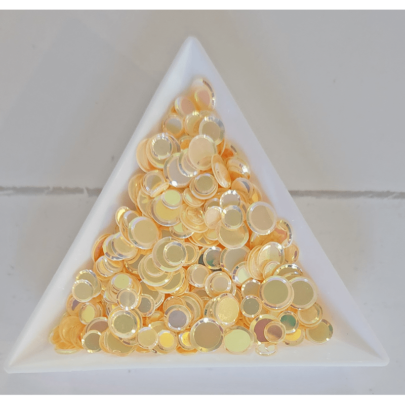 Pearlescent Peach Solid Confetti Mix - Sequins