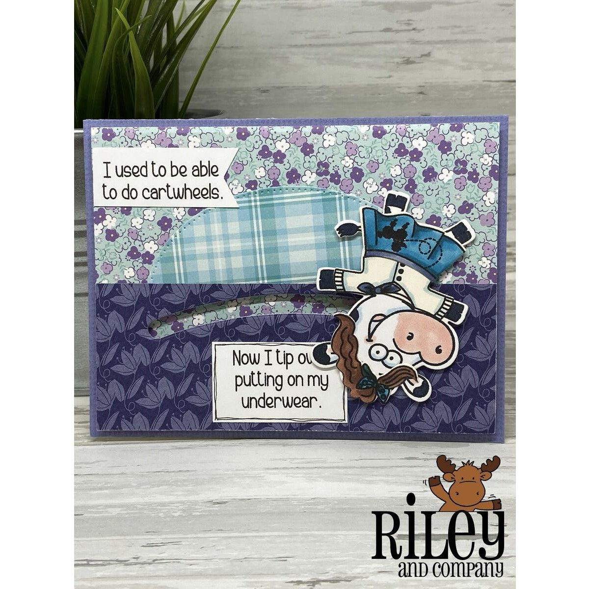 Cartwheels Cling Stamp by Riley & Co