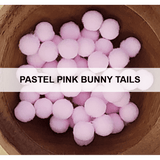 Pastel Pink Bunny Tails - Kat Scrappiness