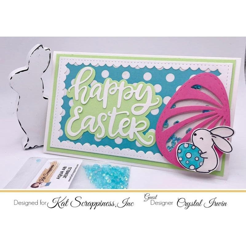 Hippity Hoppity Bunnies Clear Stamp