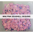 Mini Pink Seashell Sequins