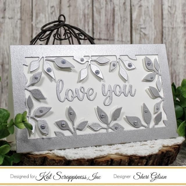 Mini Slimline Foliage Frame Craft Die