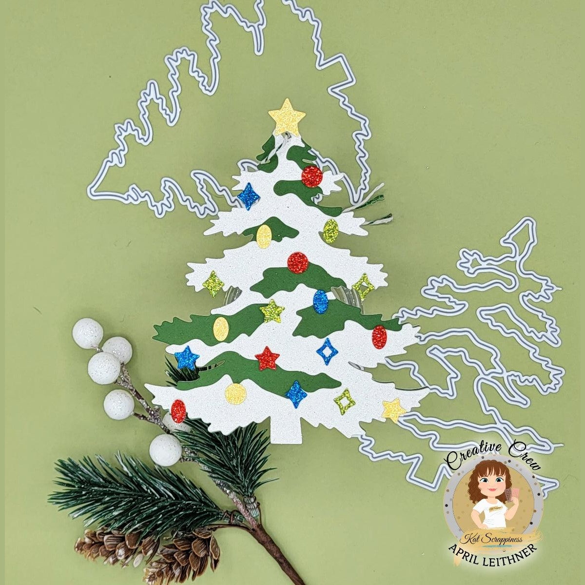 Snowy Layering Christmas Tree Craft Dies