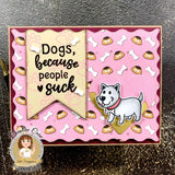 Pawsome Dogs Sentiments Stamp Set