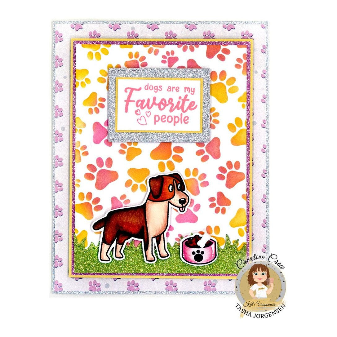 Pawsome Dogs Sentiments Stamp Set